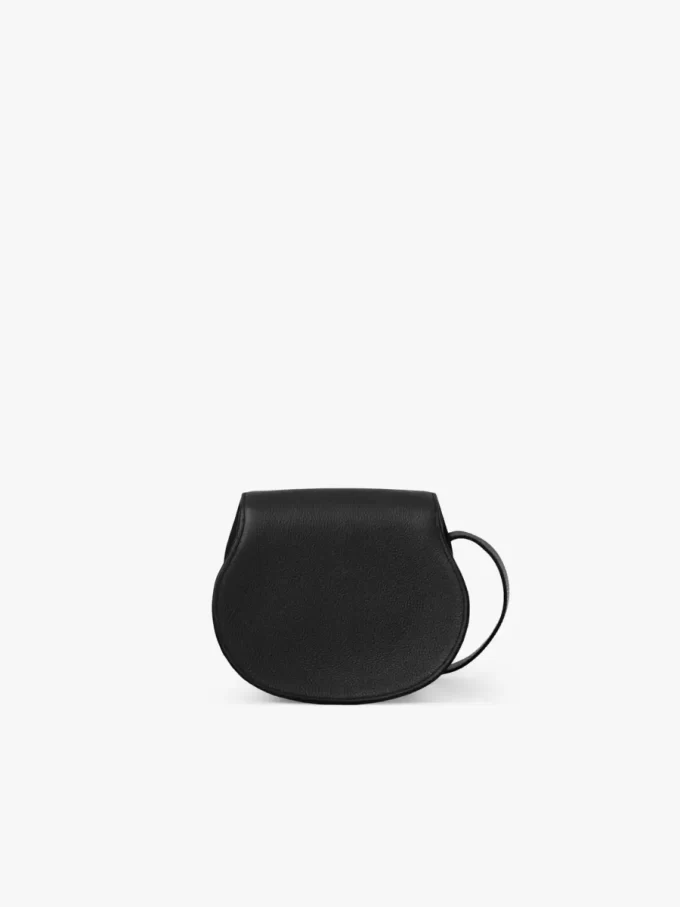 Small Marcie saddle bag in grained leather Small Marcie saddle bag in grained leather