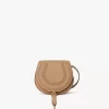Small Marcie saddle bag in grained leather Small Marcie saddle bag in grained leather