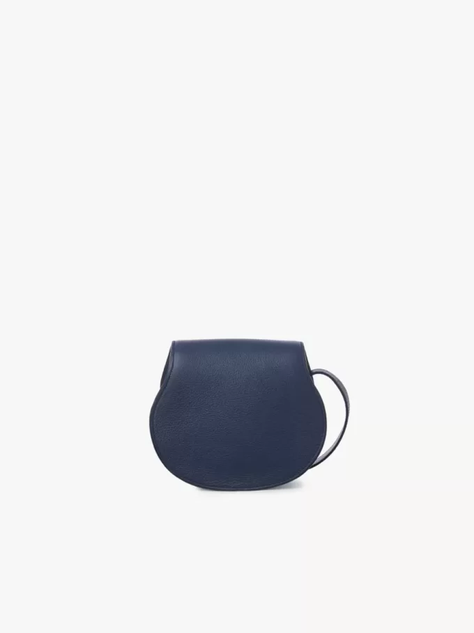 Small Marcie saddle bag in grained leather Small Marcie saddle bag in grained leather