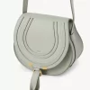 Small Marcie saddle bag in grained leather Small Marcie saddle bag in grained leather