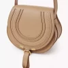 Small Marcie saddle bag in grained leather Small Marcie saddle bag in grained leather