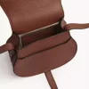 Small Marcie saddle bag in grained leather Small Marcie saddle bag in grained leather