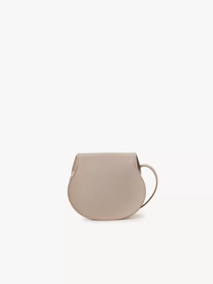 Small Marcie saddle bag in grained leather Small Marcie saddle bag in grained leather