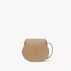 Small Marcie saddle bag in grained leather Small Marcie saddle bag in grained leather
