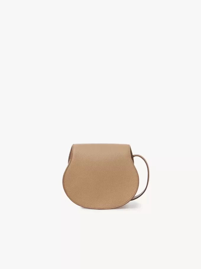 Small Marcie saddle bag in grained leather Small Marcie saddle bag in grained leather