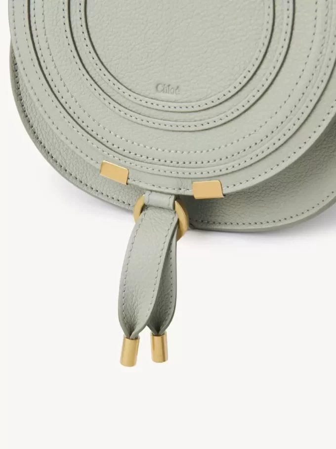 Small Marcie saddle bag in grained leather Small Marcie saddle bag in grained leather