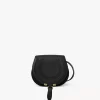 Small Marcie saddle bag in grained leather Small Marcie saddle bag in grained leather