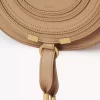 Small Marcie saddle bag in grained leather Small Marcie saddle bag in grained leather