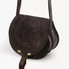 Small Marcie saddle bag in python-effect leather Small Marcie saddle bag in python-effect leather
