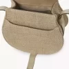 Small Marcie saddle bag in raffia-effect fibers Small Marcie saddle bag in raffia-effect fibers