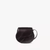 Small Marcie saddle bag in shiny leather Small Marcie saddle bag in shiny leather