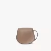 Small Marcie saddle bag in shiny leather Small Marcie saddle bag in shiny leather
