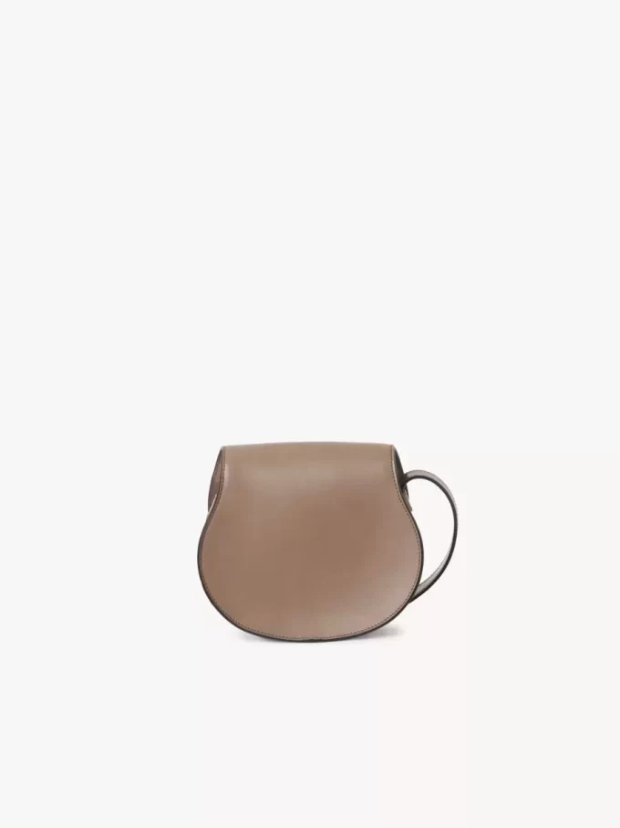 Small Marcie saddle bag in shiny leather Small Marcie saddle bag in shiny leather