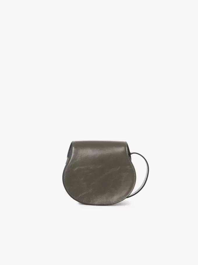 Small Marcie saddle bag in shiny leather Small Marcie saddle bag in shiny leather