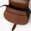 Small Marcie saddle bag in shiny leather Small Marcie saddle bag in shiny leather