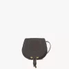 Small Marcie saddle bag in suede leather Small Marcie saddle bag in suede leather