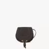Small Marcie saddle bag in suede leather Small Marcie saddle bag in suede leather