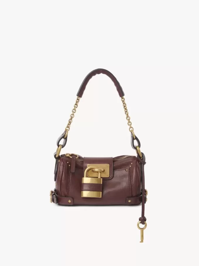 Small Paddington chain bag in grained leather Small Paddington chain bag in grained leather