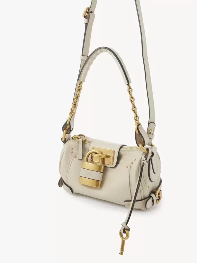 Small Paddington chain bag in grained leather Small Paddington chain bag in grained leather