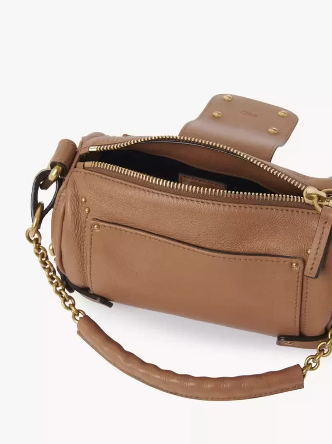 Small Paddington chain bag in grained leather Small Paddington chain bag in grained leather