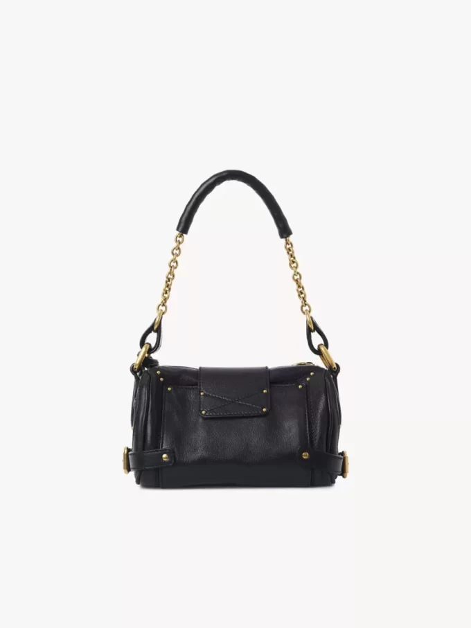 Small Paddington chain bag in grained leather Small Paddington chain bag in grained leather
