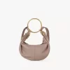 Small Snake Bracelet Hobo bag in grained leather Small Snake Bracelet Hobo bag in grained leather