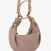 Small Snake Bracelet Hobo bag in grained leather Small Snake Bracelet Hobo bag in grained leather