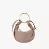 Small Snake Bracelet Hobo bag in grained leather Small Snake Bracelet Hobo bag in grained leather