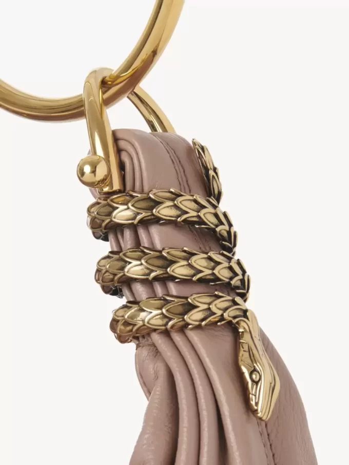 Small Snake Bracelet Hobo bag in grained leather Small Snake Bracelet Hobo bag in grained leather
