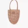 Small Summer Banana tote bag in raffia Small Summer Banana tote bag in raffia