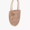 Small Summer Banana tote bag in raffia Small Summer Banana tote bag in raffia