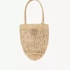 Small Summer Banana tote bag in raffia Small Summer Banana tote bag in raffia