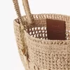 Small Summer Banana tote bag in raffia Small Summer Banana tote bag in raffia
