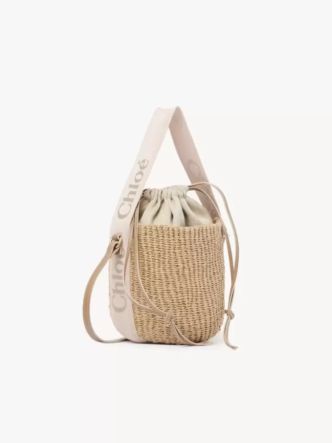 Small Woody basket in natural fibers Small Woody basket in natural fibers