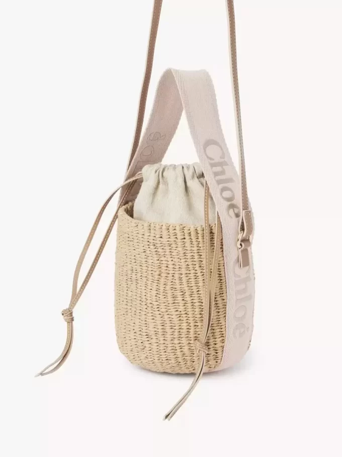 Small Woody basket in natural fibers Small Woody basket in natural fibers