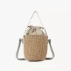 Small Woody basket in natural fibers