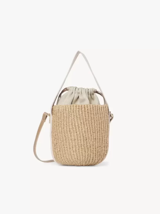 Small Woody basket in natural fibers Small Woody basket in natural fibers