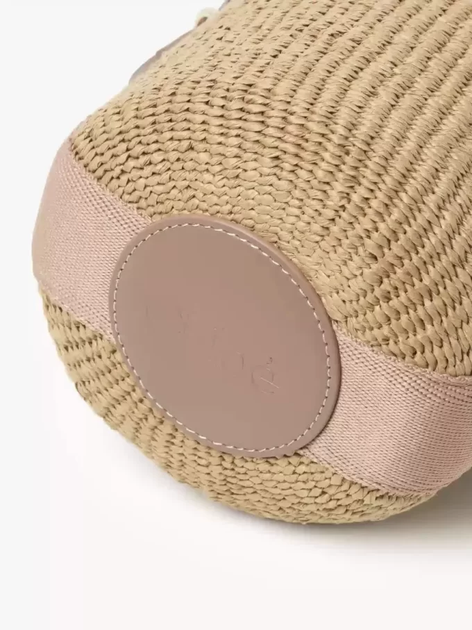 Small Woody basket in natural fibers