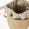 Small Woody basket in natural fibers Small Woody basket in natural fibers