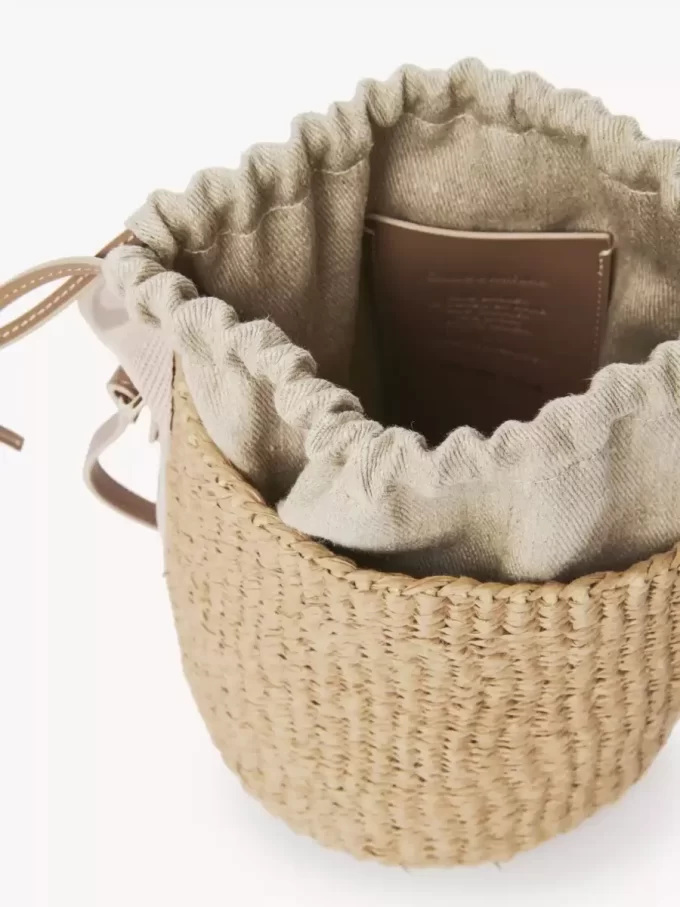 Small Woody basket in natural fibers Small Woody basket in natural fibers
