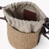 Small Woody basket in natural fibers