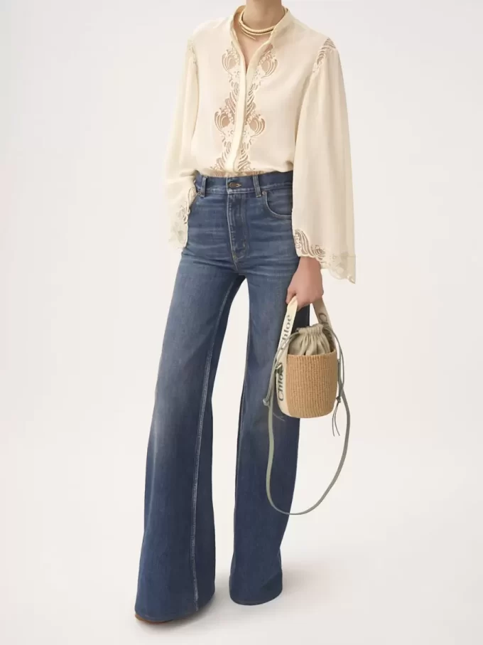 Small Woody basket in natural fibers