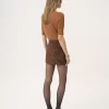 Straight mini skirt in tapestry jacquard Straight mini skirt in tapestry jacquard