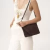 Summer Banana flat pouch with strap in raffia Summer Banana flat pouch with strap in raffia
