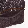 Summer Banana flat pouch with strap in raffia Summer Banana flat pouch with strap in raffia