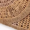 Summer Banana flat pouch with strap in raffia Summer Banana flat pouch with strap in raffia