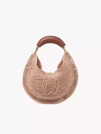 Summer Banana hobo bag in raffia