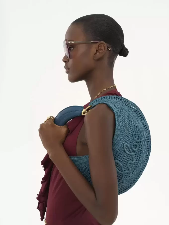 Summer Banana hobo bag in raffia Summer Banana hobo bag in raffia