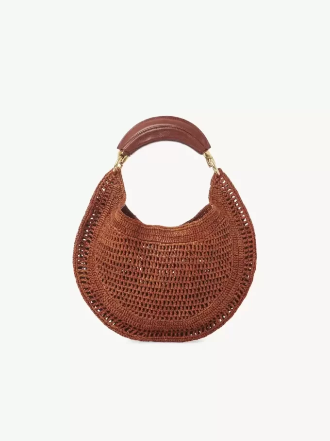 Summer Banana hobo bag in raffia Summer Banana hobo bag in raffia