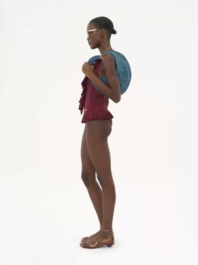 Summer Banana hobo bag in raffia Summer Banana hobo bag in raffia